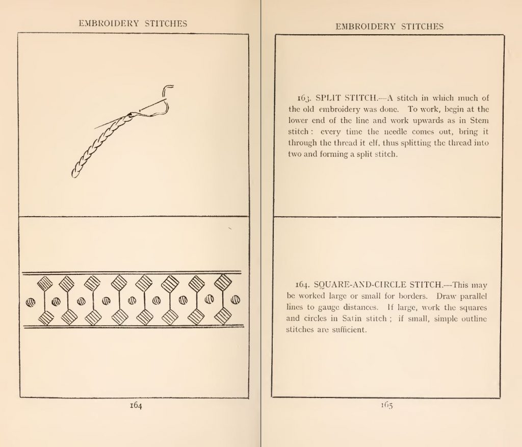 200 classic embroidery stitches book 1912 ebook instant download  joy