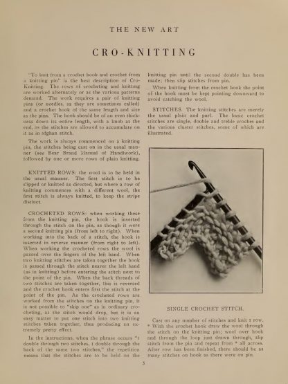 Cro Knitting Book Sample