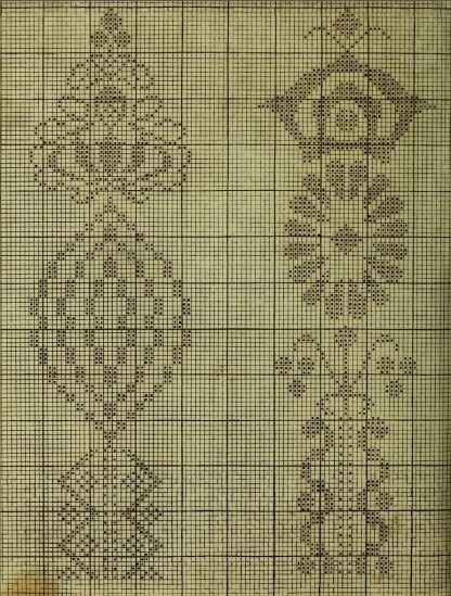 Original embroidery patterns from the 18th Century