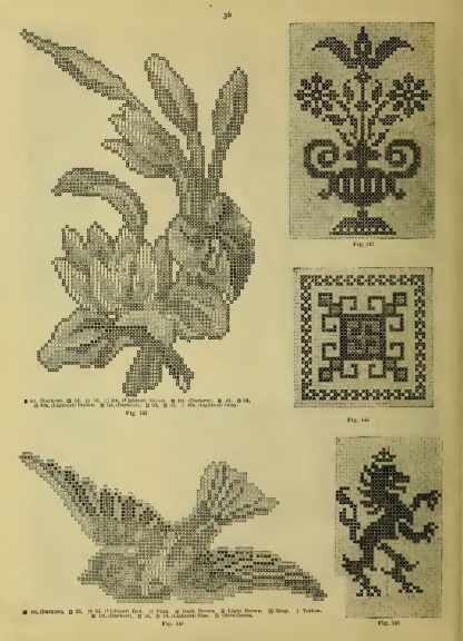 Priscilla Cross Stitch Patterns Book Sample