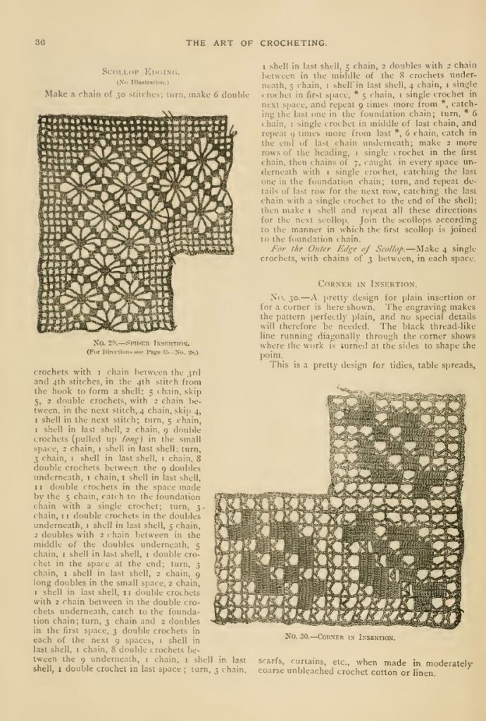 The Art of Crocheting Book 1891 eBook Instant Download Joy's Vintage