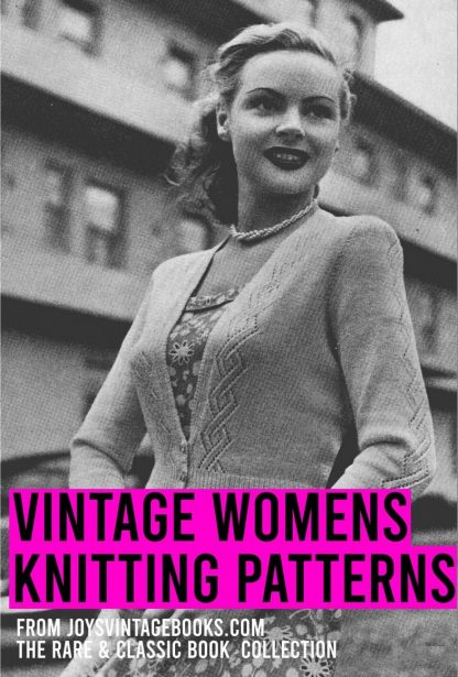 Vintage Womens Knitting Patterns Vol 2