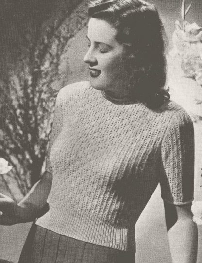 Vintage Womens Knitting Patterns Vol 2 Sample